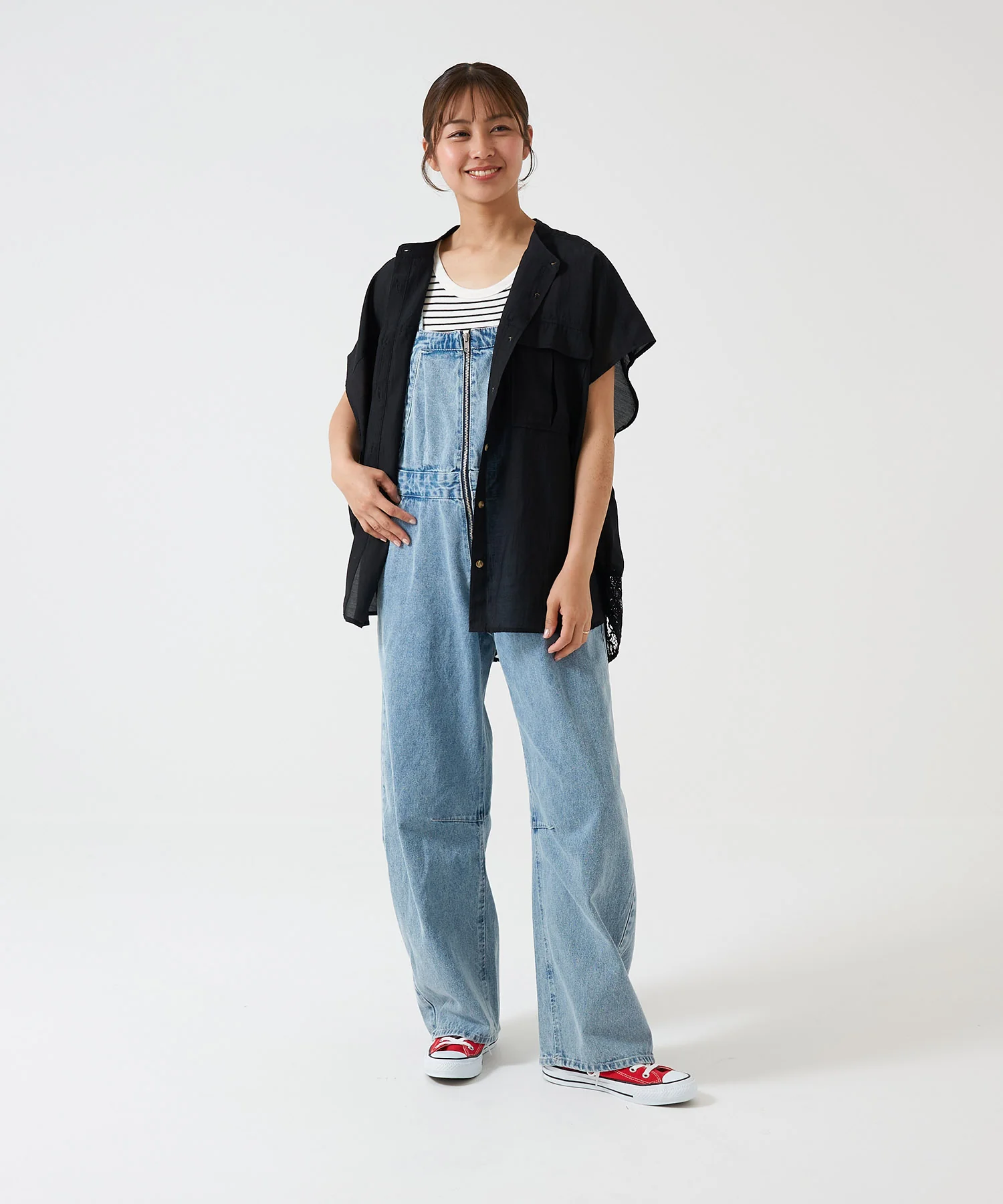 レース切替ワークシャツ - Image 18