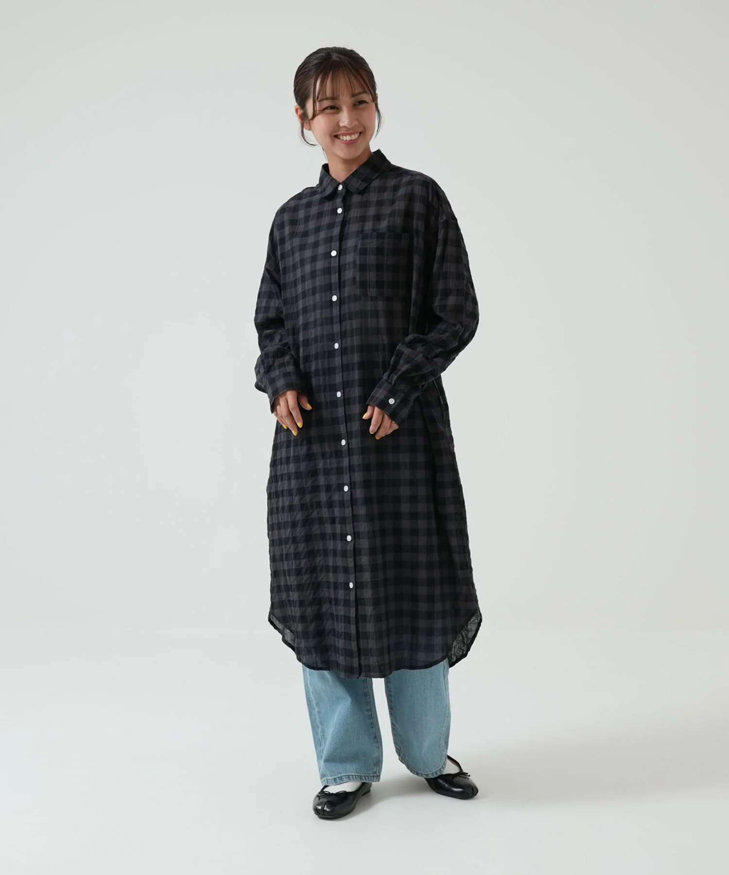 レギュラーシャツワンピース - Image 3