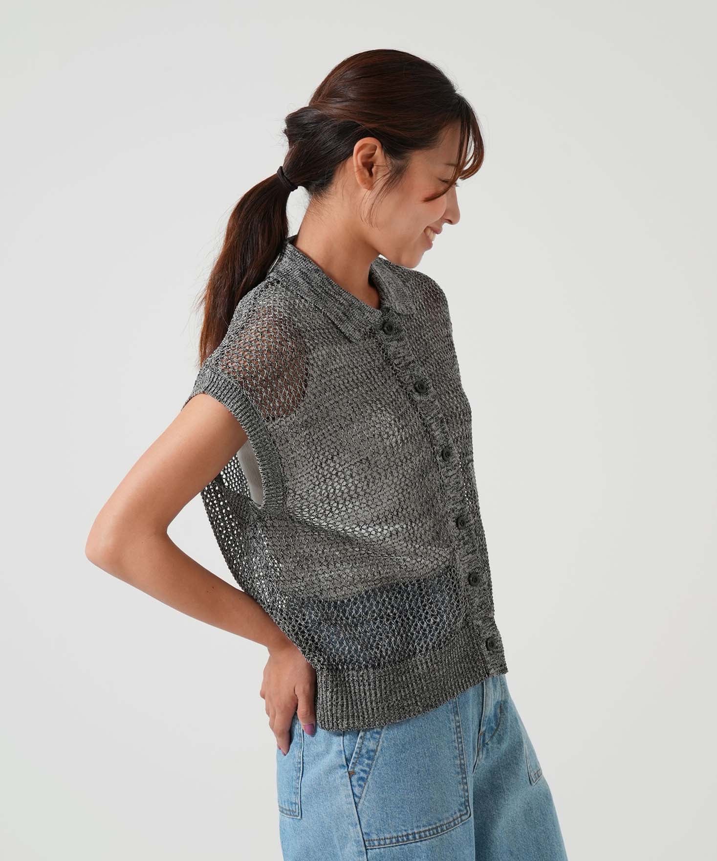 メッシュポロ衿ベスト - Image 11