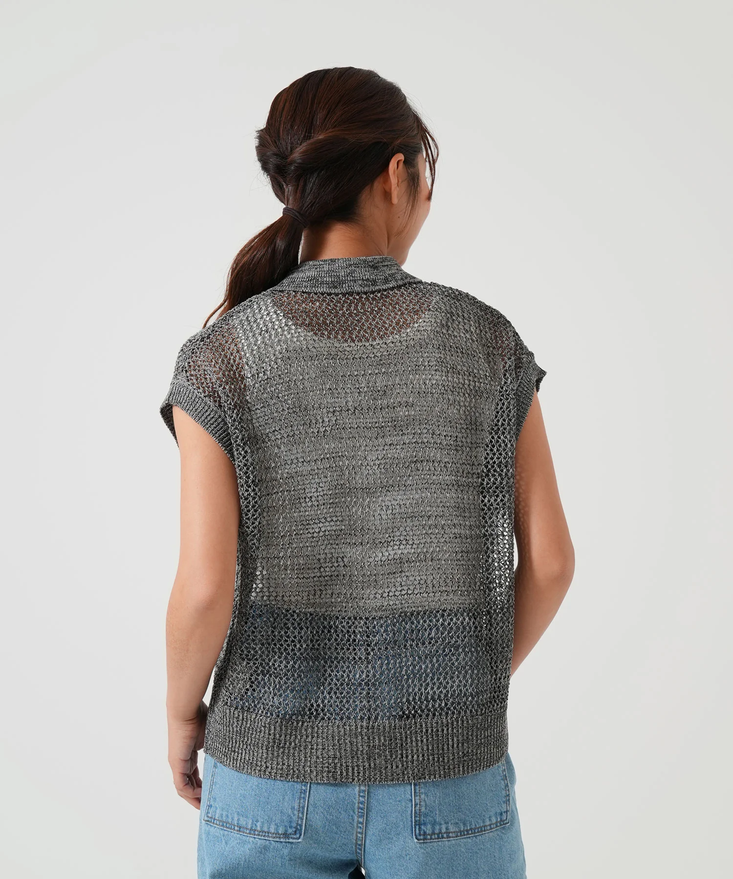 メッシュポロ衿ベスト - Image 12