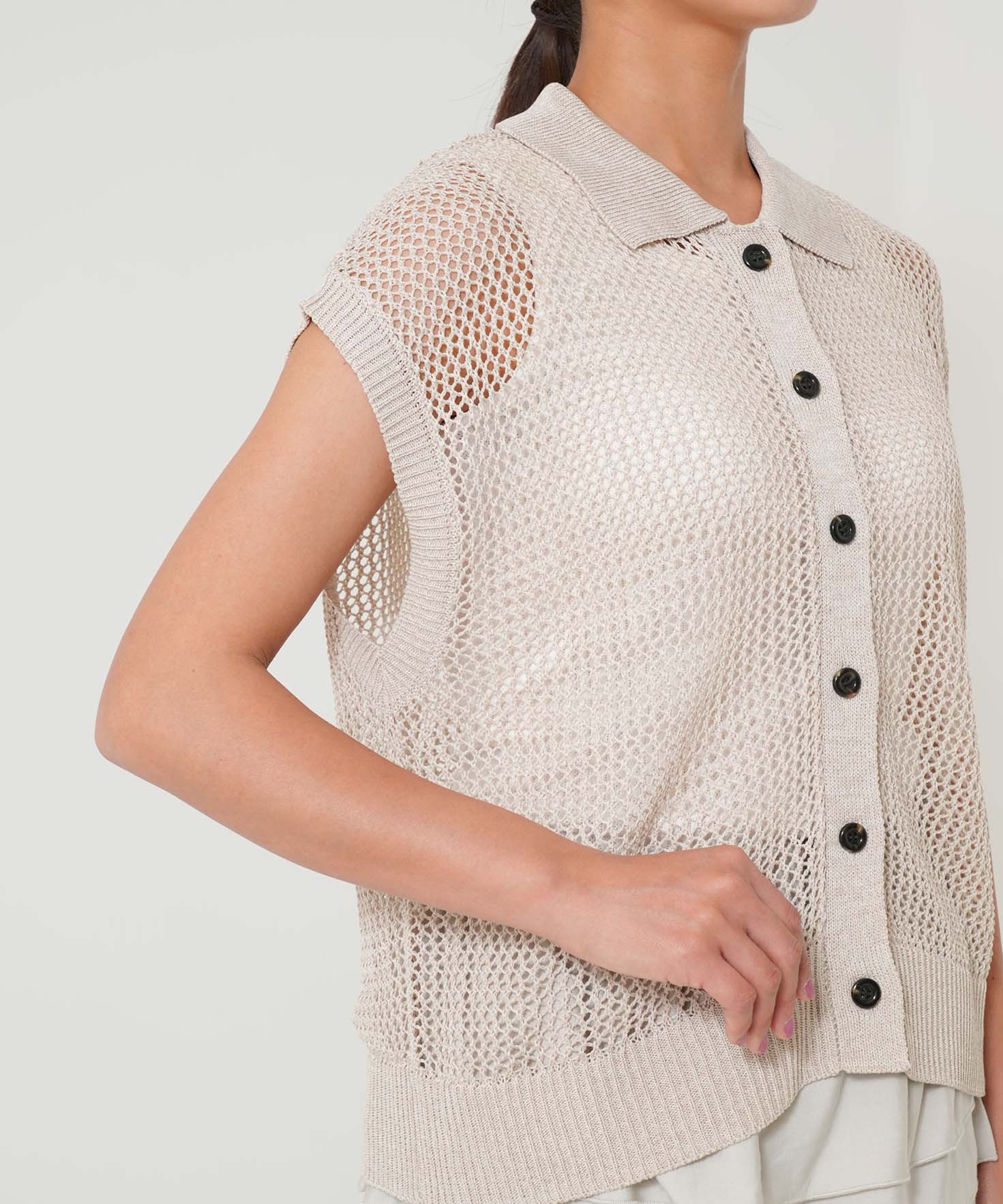 メッシュポロ衿ベスト - Image 18
