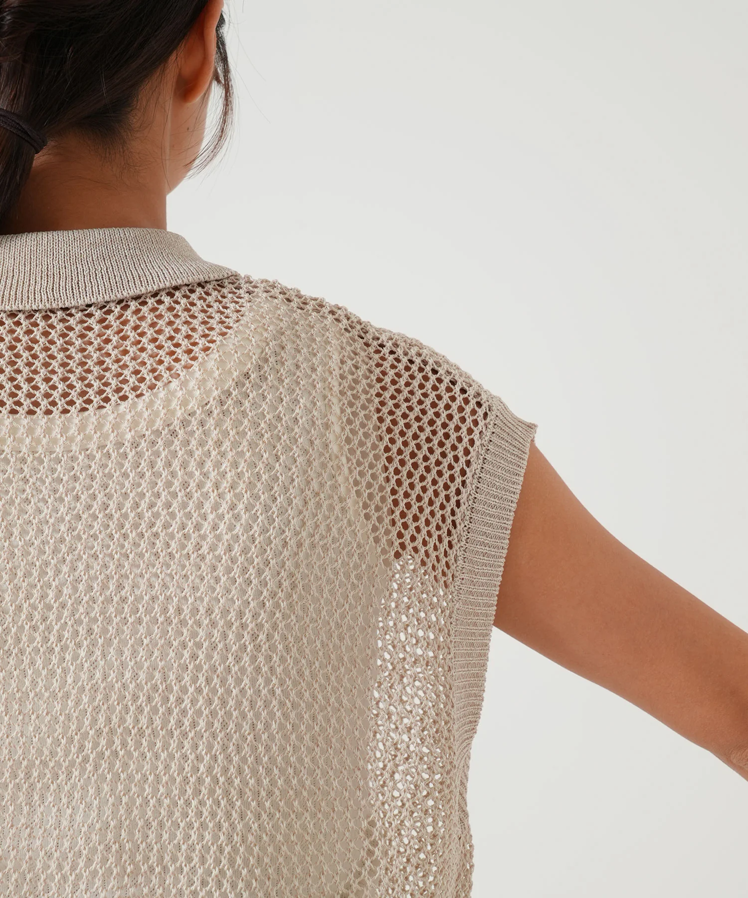 メッシュポロ衿ベスト - Image 24
