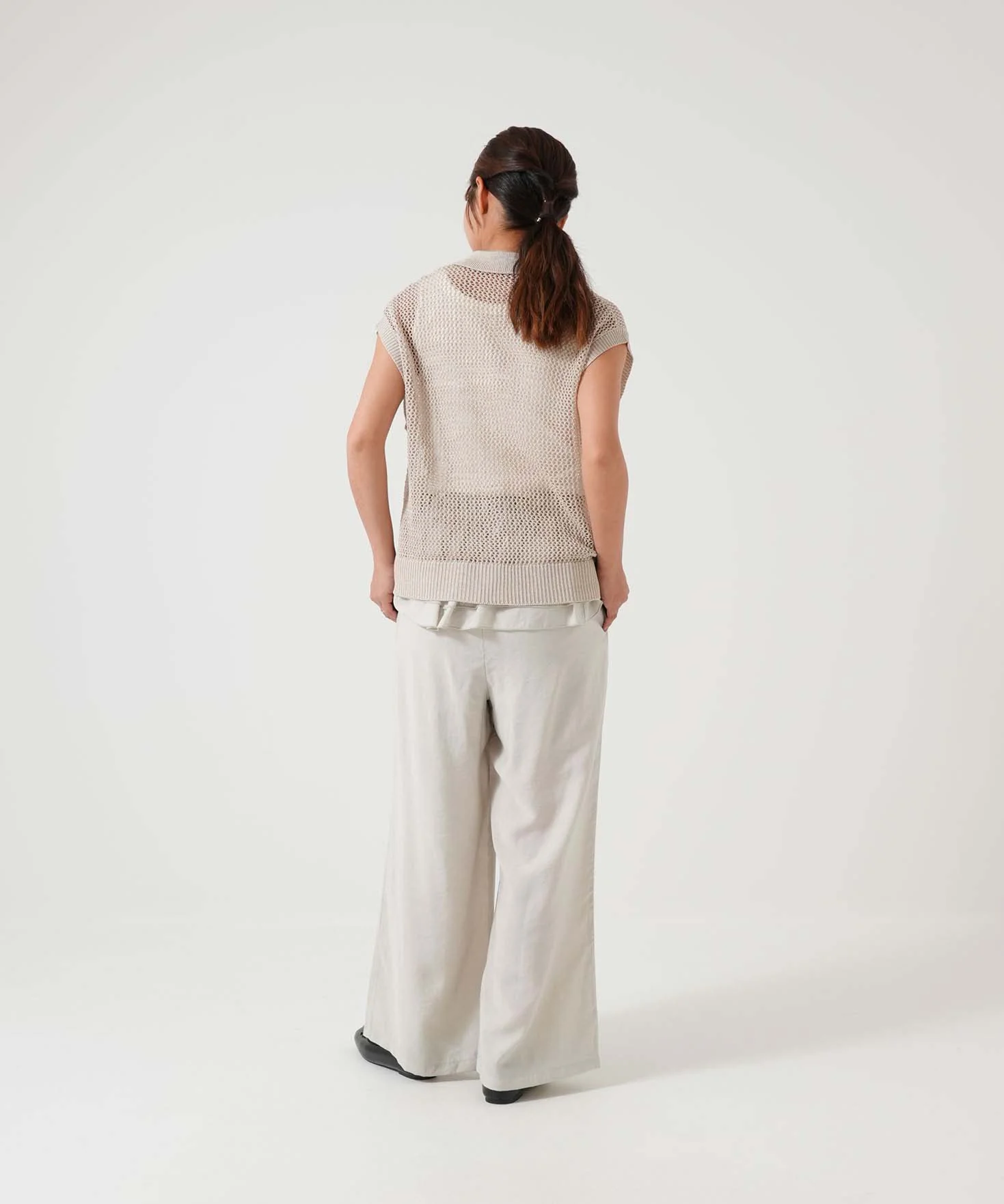 メッシュポロ衿ベスト - Image 5