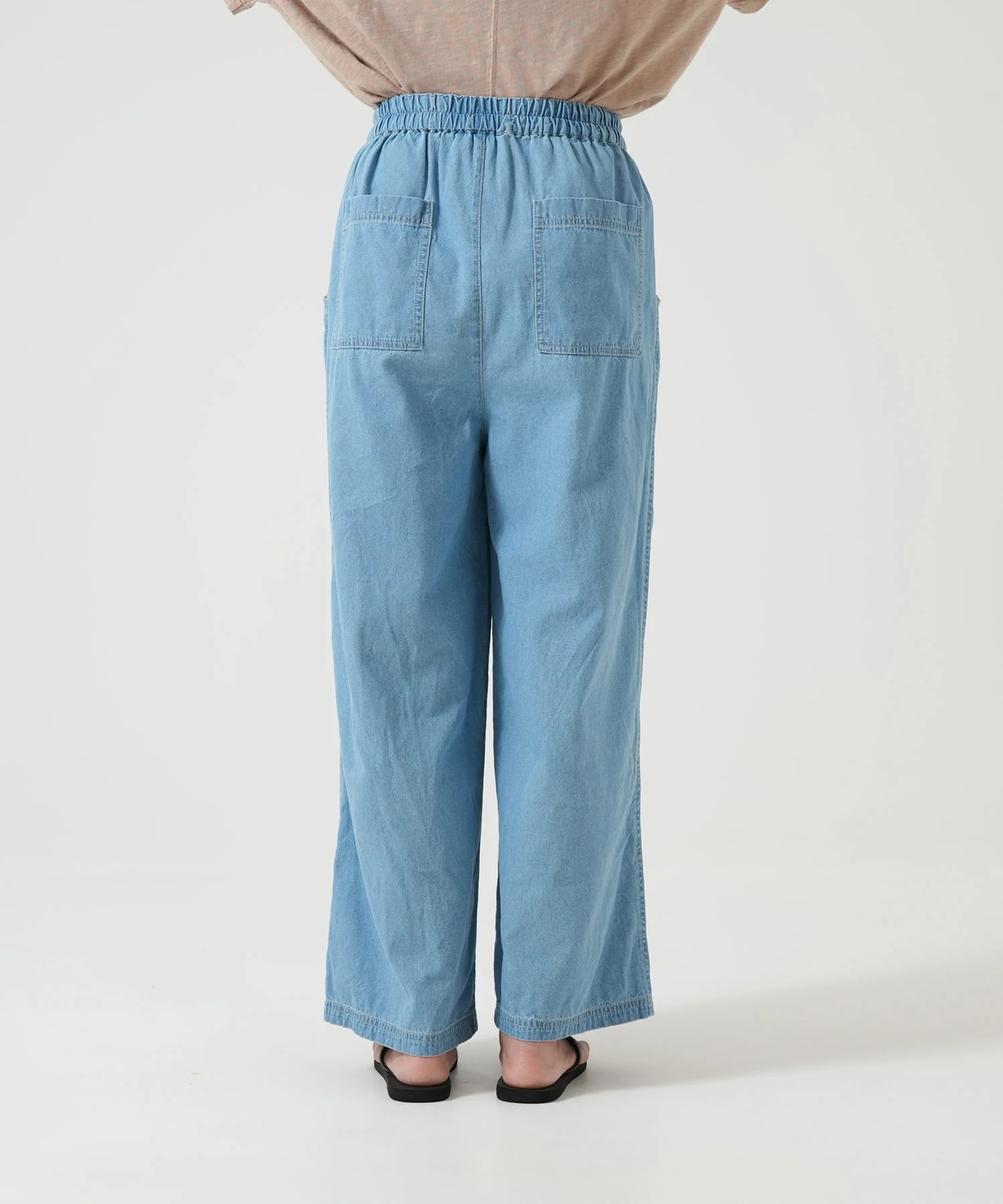 ワイドイージーデニムパンツ - Image 15