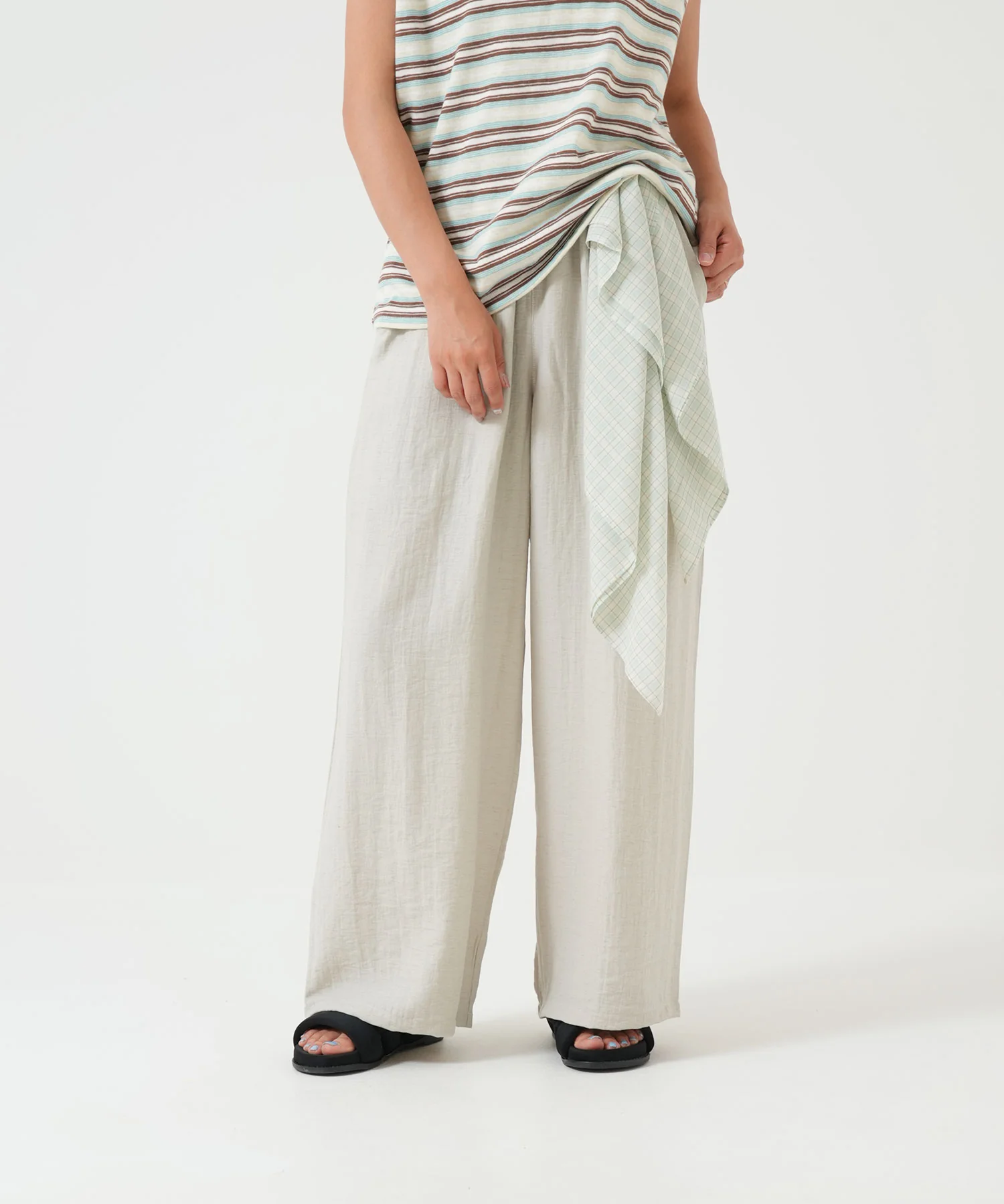 ベルト付タックパンツ - Image 6