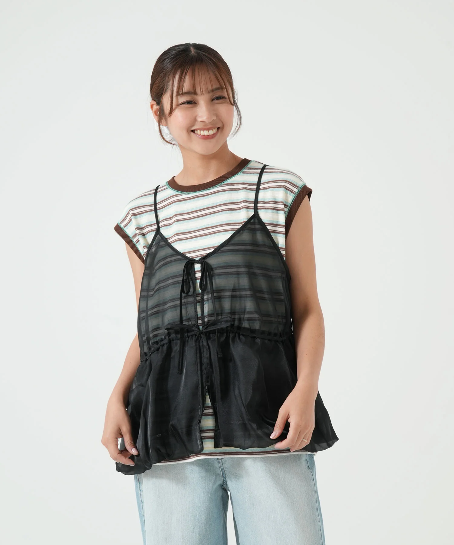 マルチボーダーノースリTEE - Image 6