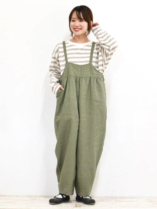【recetee】リボンサスペンダーパンツ - Image 5