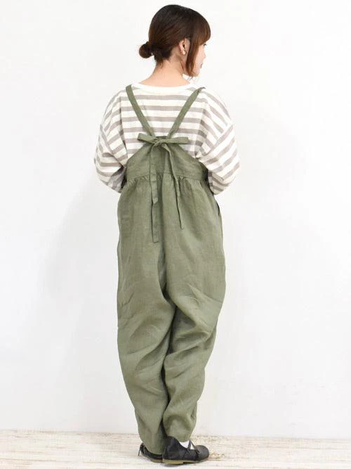 【recetee】リボンサスペンダーパンツ - Image 7