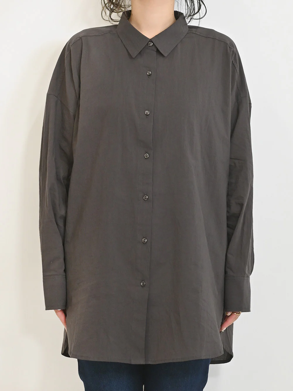 cottonウオッシュ袖タックBIGシャツ - Image 21