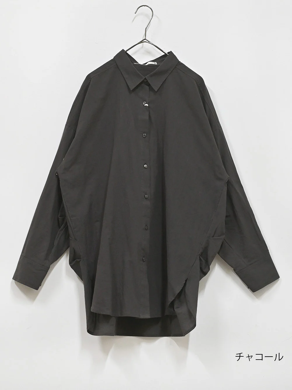 cottonウオッシュ袖タックBIGシャツ - Image 29