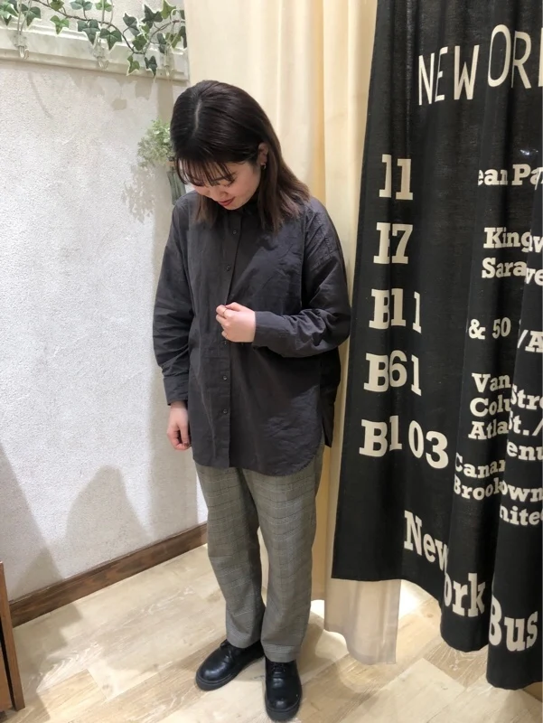 cottonウオッシュ袖タックBIGシャツ - Image 32