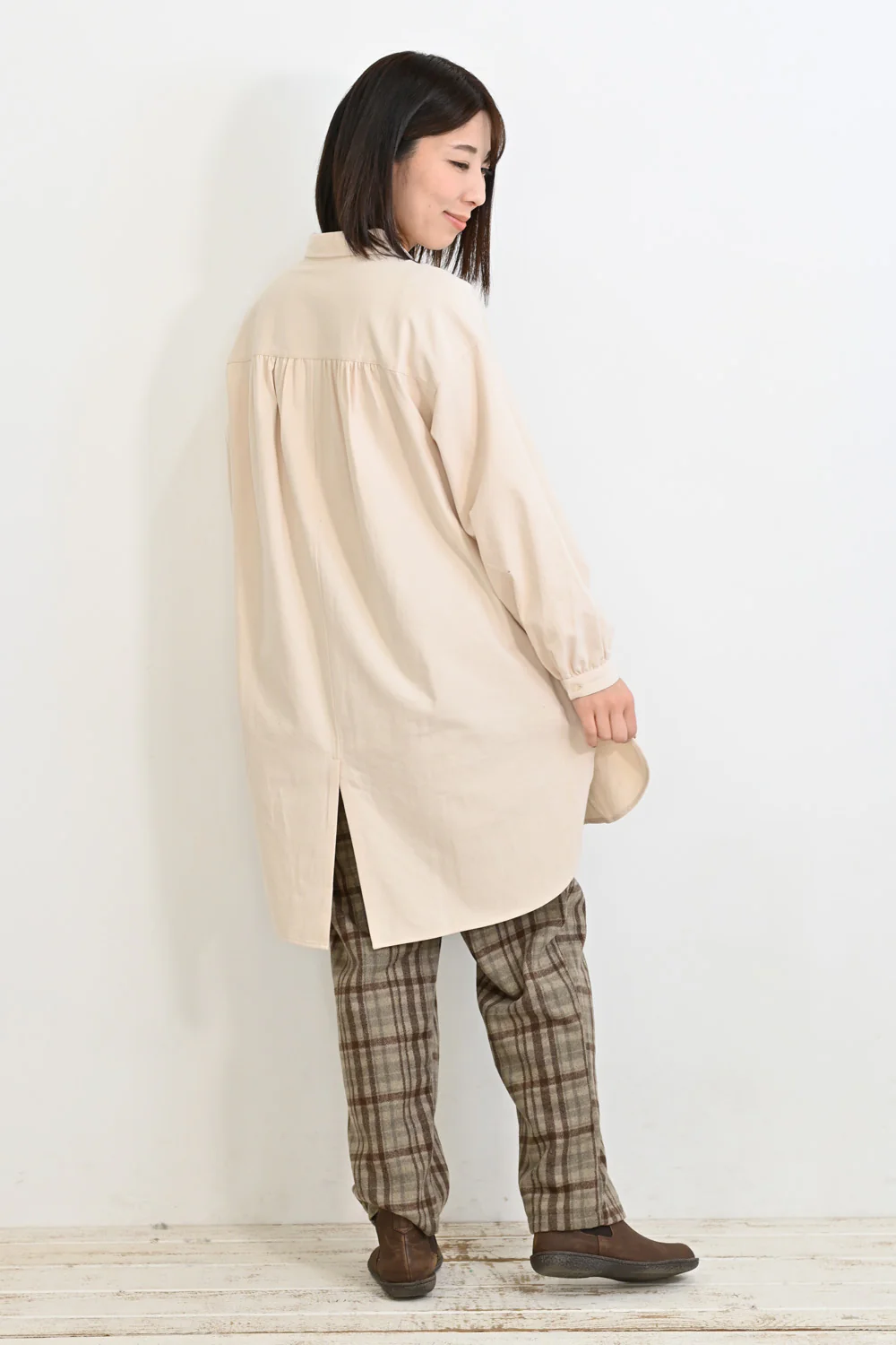 ソフト綿起毛バックスリットチュニック - Image 11