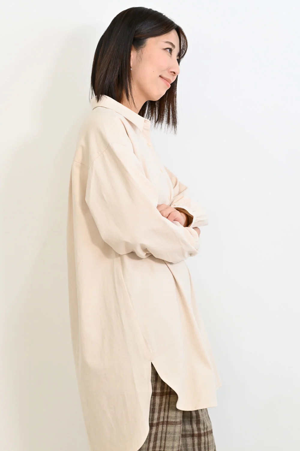 ソフト綿起毛バックスリットチュニック - Image 16