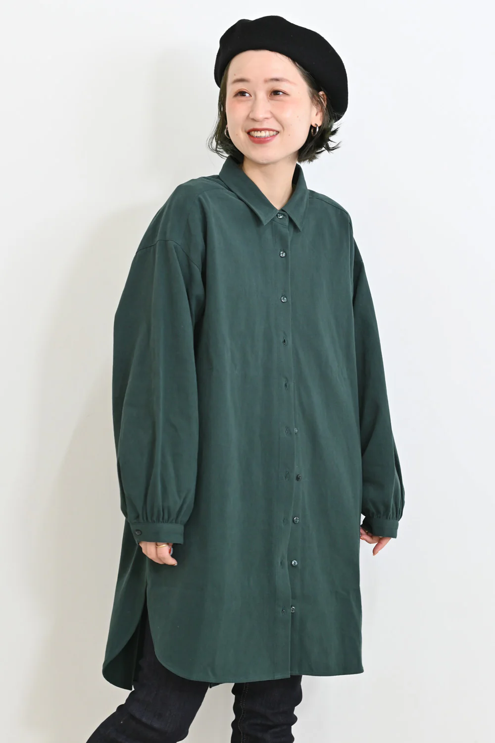ソフト綿起毛バックスリットチュニック - Image 33