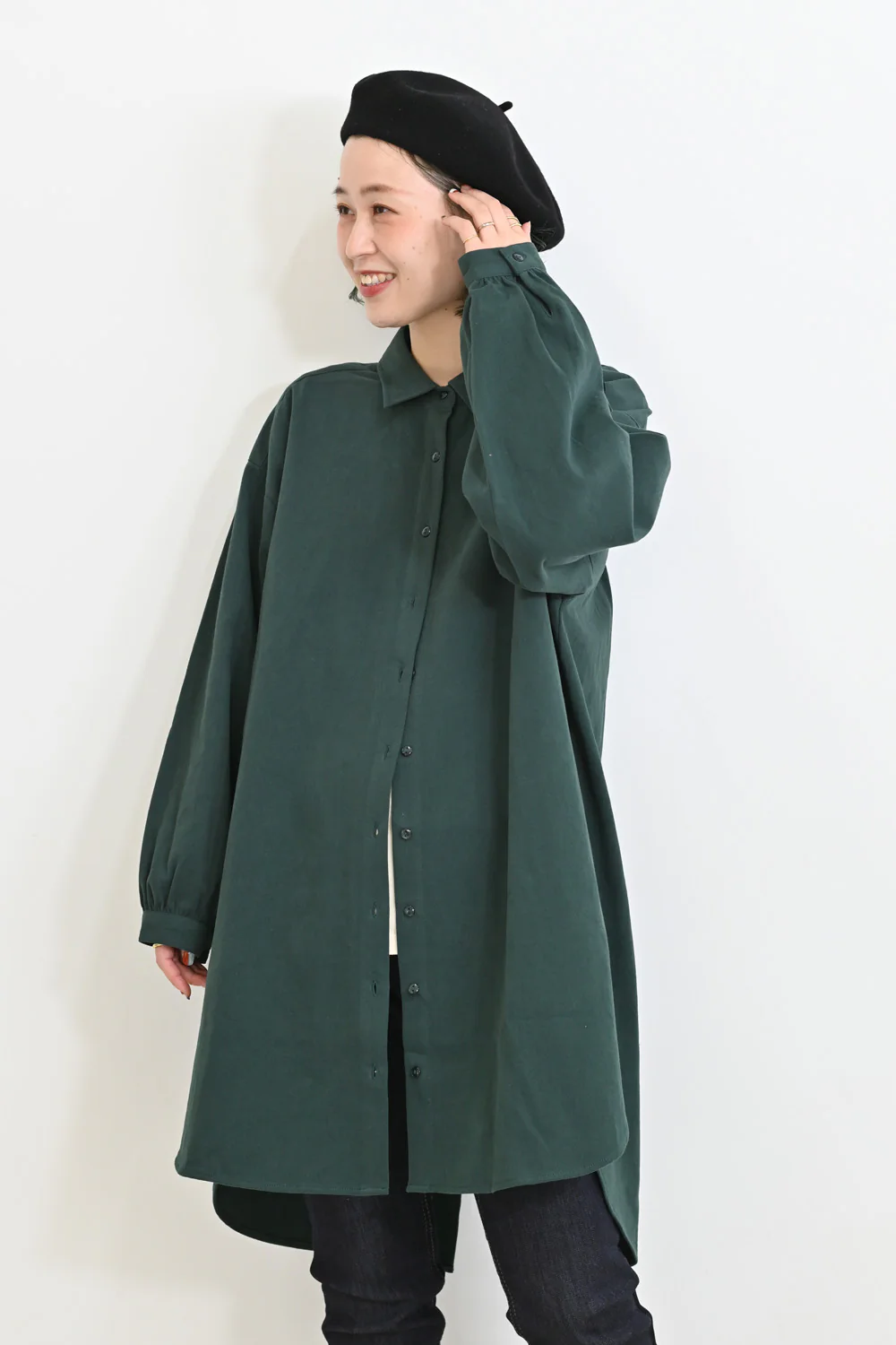 ソフト綿起毛バックスリットチュニック - Image 34