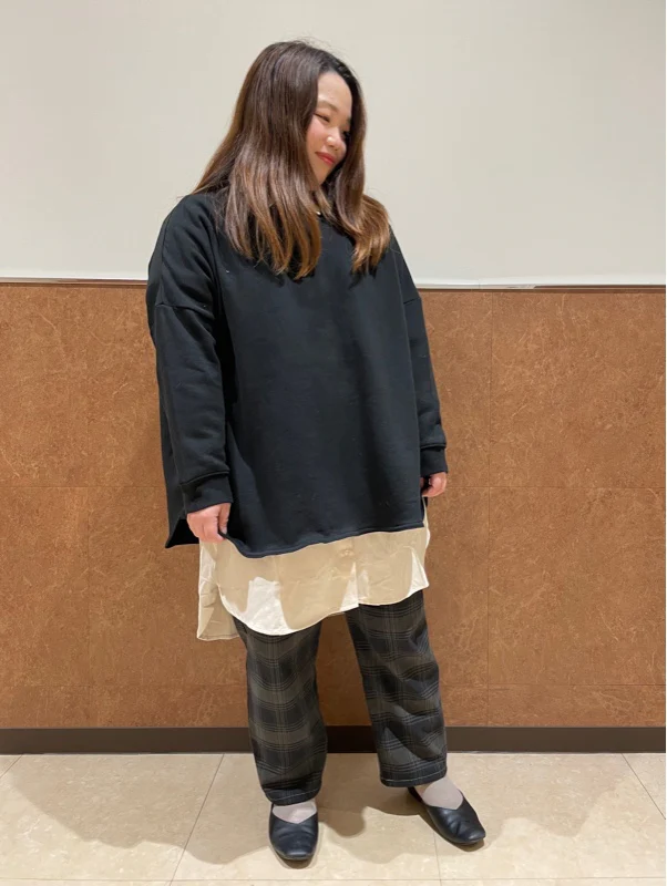 ソフト綿起毛バックスリットチュニック - Image 71