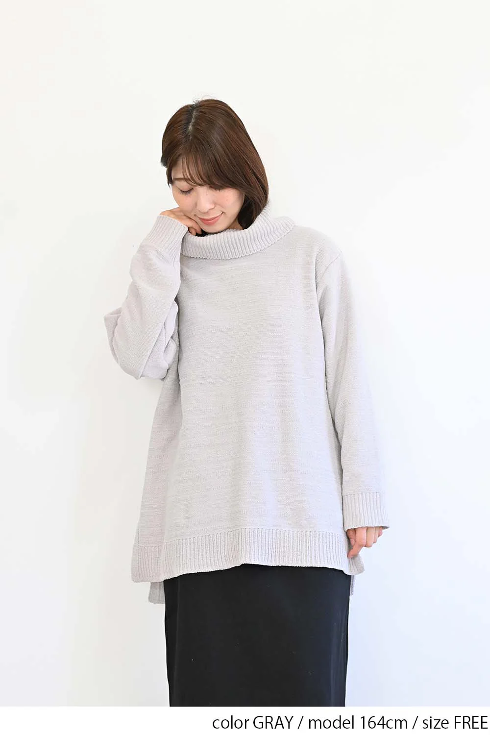 モールニットタートルチュニック - Image 21