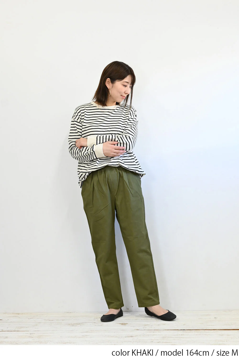 綿ツイルタックパンツ - Image 4