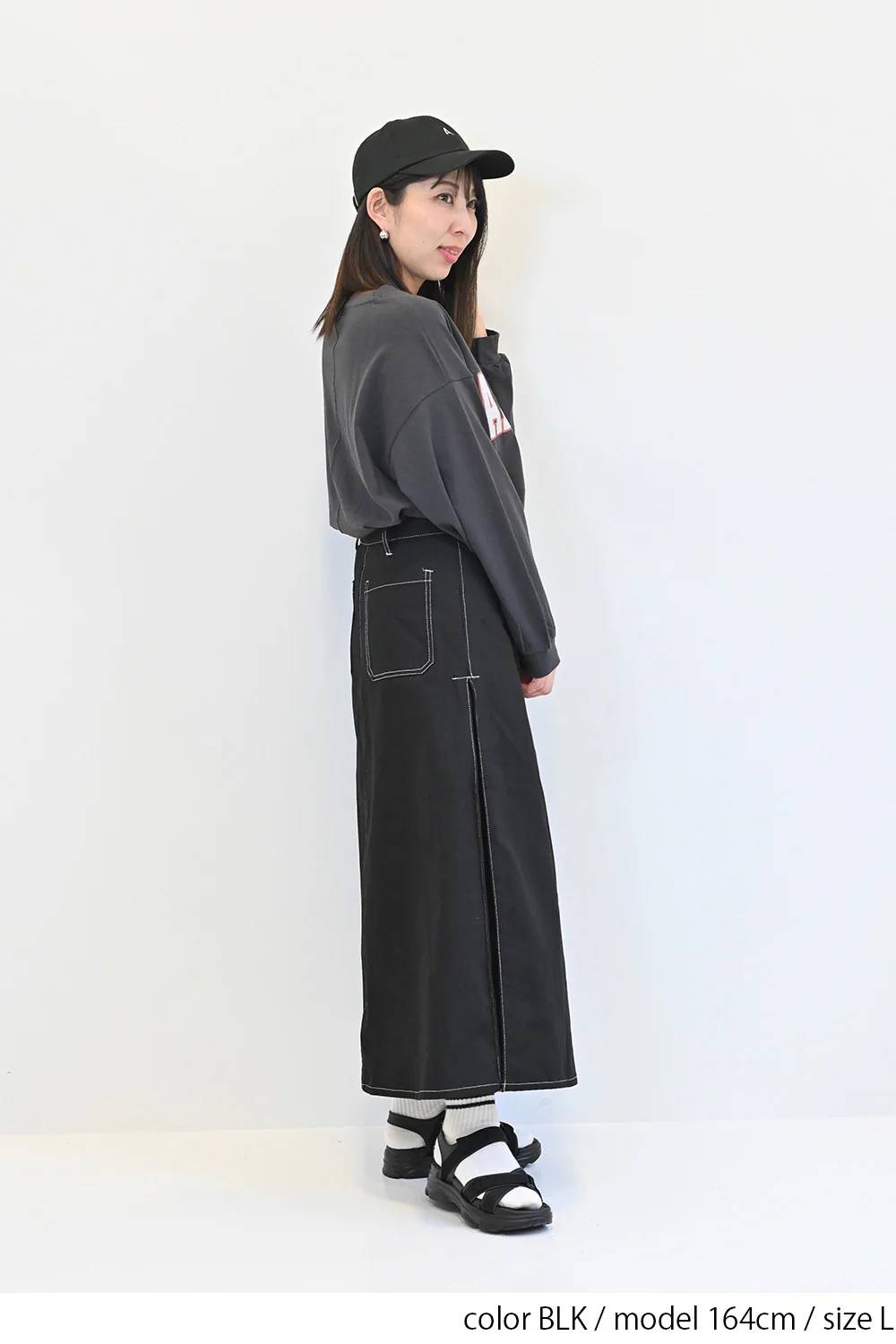 【SABUROKU】アシンメトリースカート - Image 11