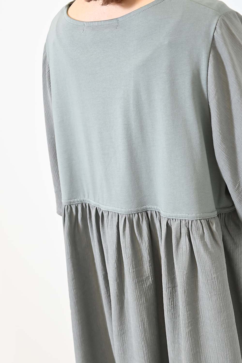 ≪OUTLET SALE≫布帛ドッキングフレア袖チュニック - Image 25
