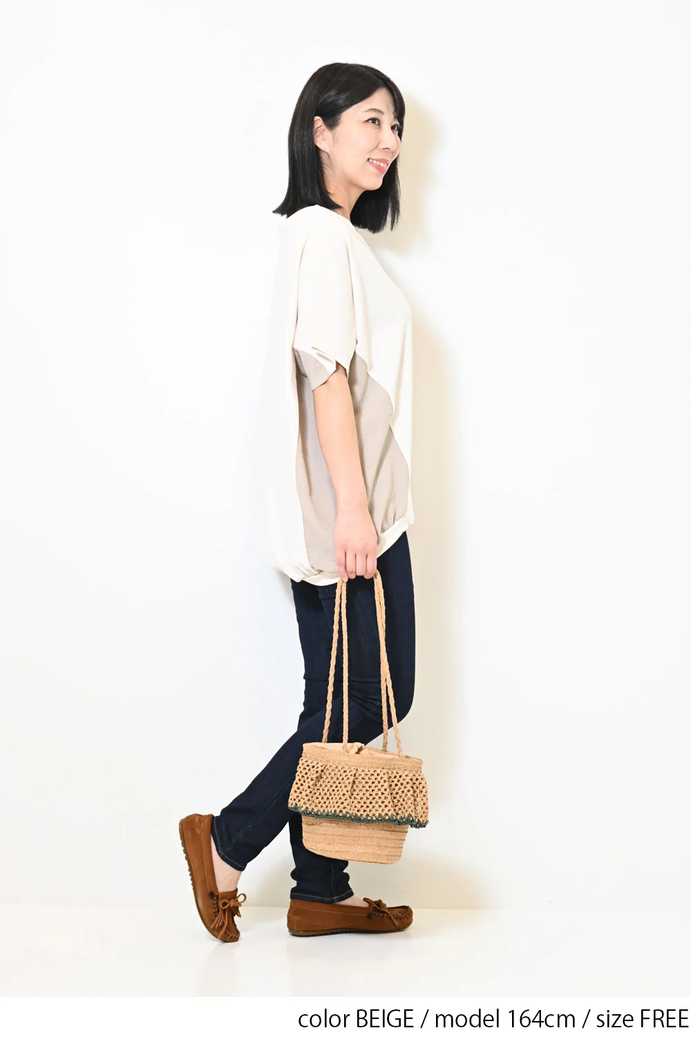 ≪OUTLET SALE≫布帛切替バックバルーンプルオーバー - Image 12