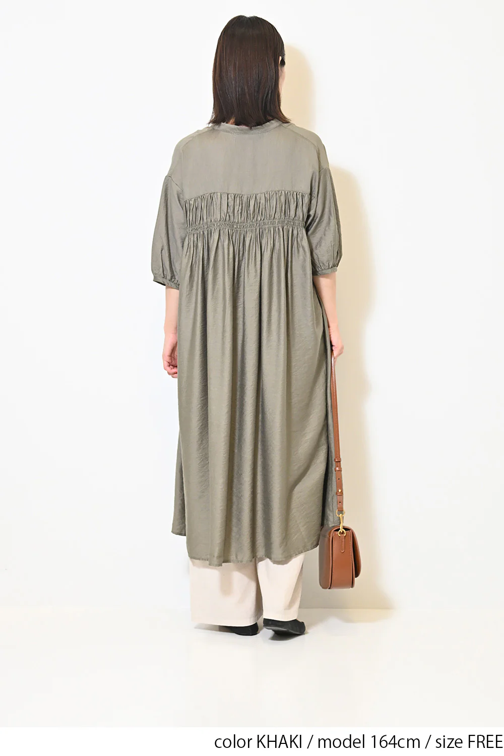 【接触冷感】バックシャーリングワンピース - Image 9