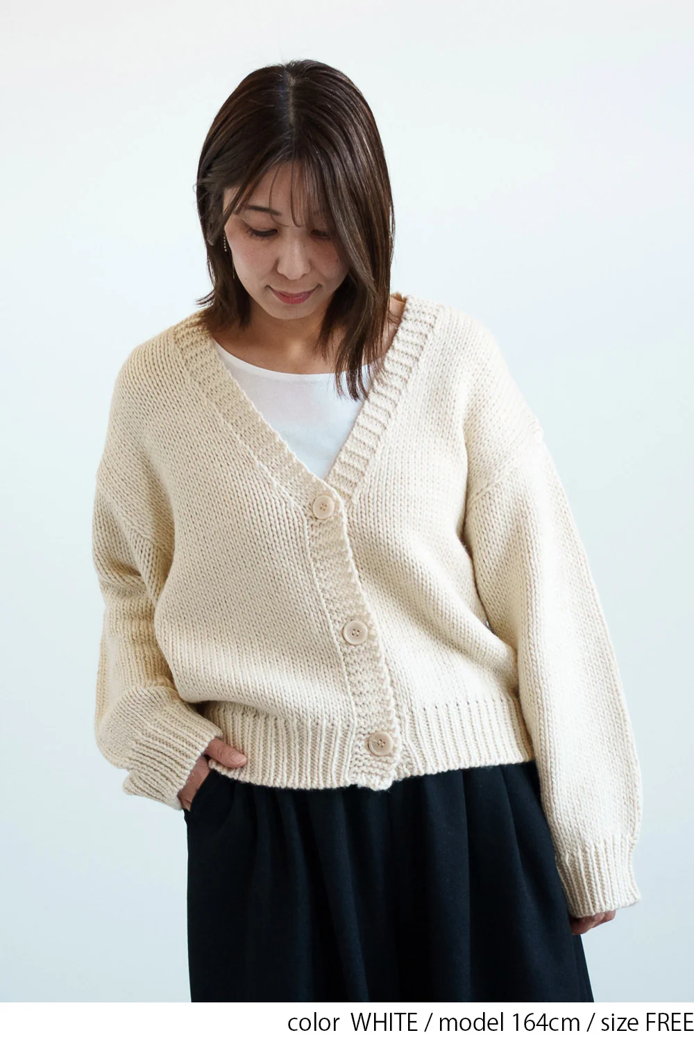 ロービングニットVネックカーデ - Image 7