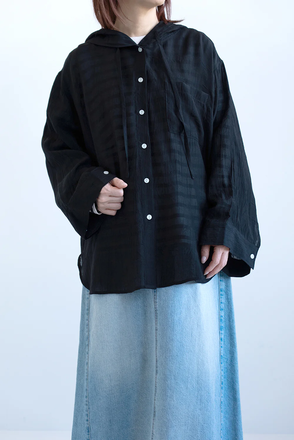 フードシャツチュニック - Image 5