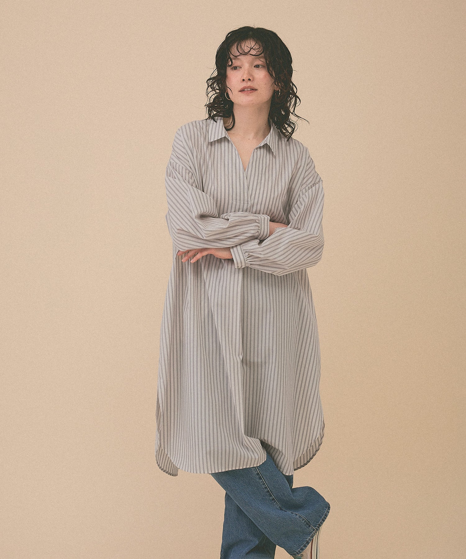スキッパーシャツワンピース - Image 10