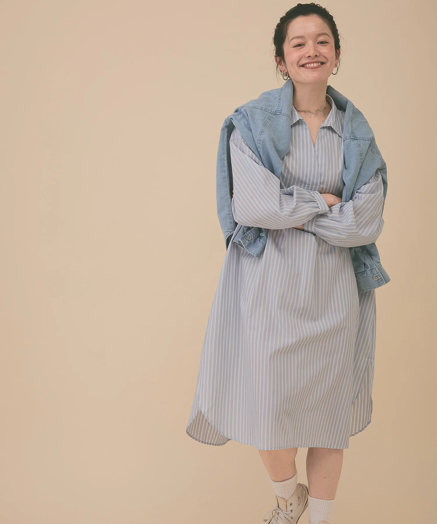 スキッパーシャツワンピース - Image 13