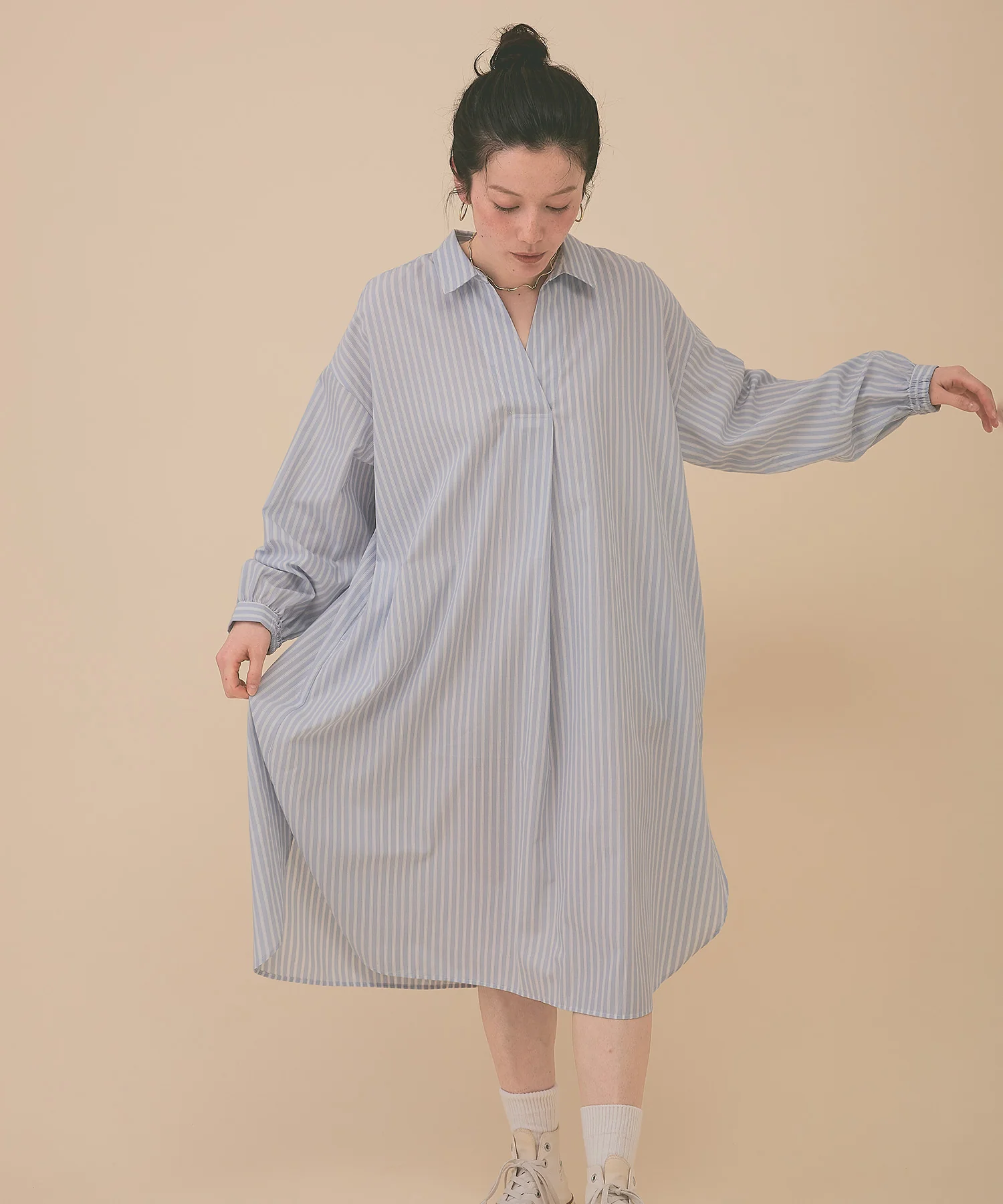 スキッパーシャツワンピース - Image 4