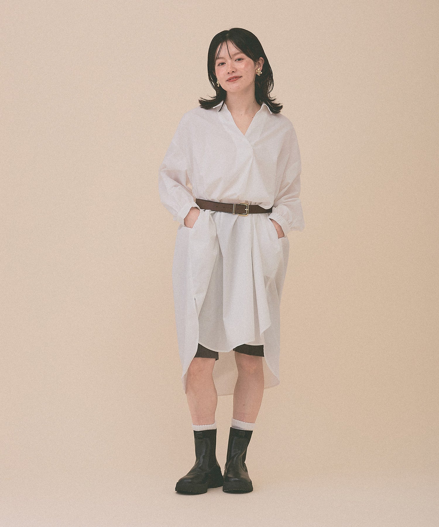 スキッパーシャツワンピース - Image 6