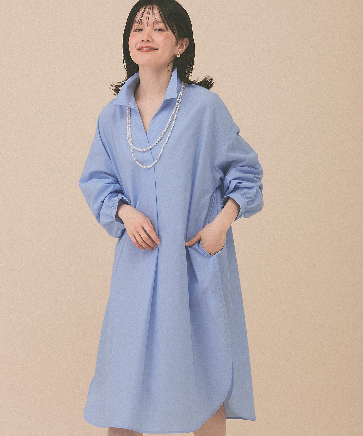 スキッパーシャツワンピース - Image 8