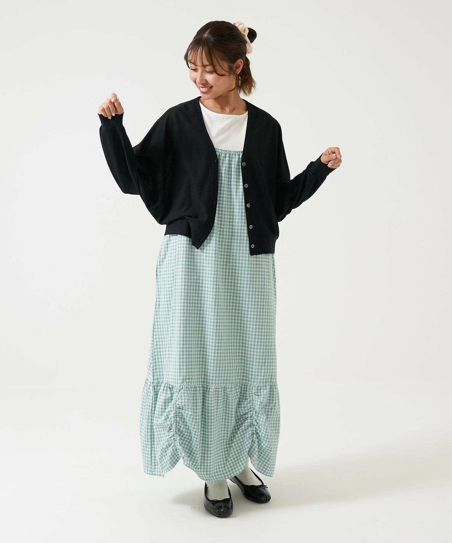 【UVカット】UVショート丈ドルマンカーディガン - Image 10