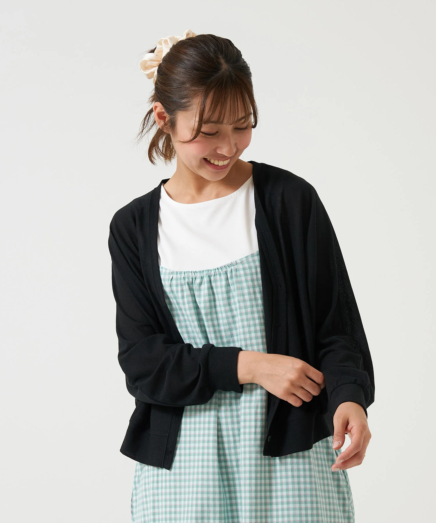 【UVカット】UVショート丈ドルマンカーディガン - Image 11