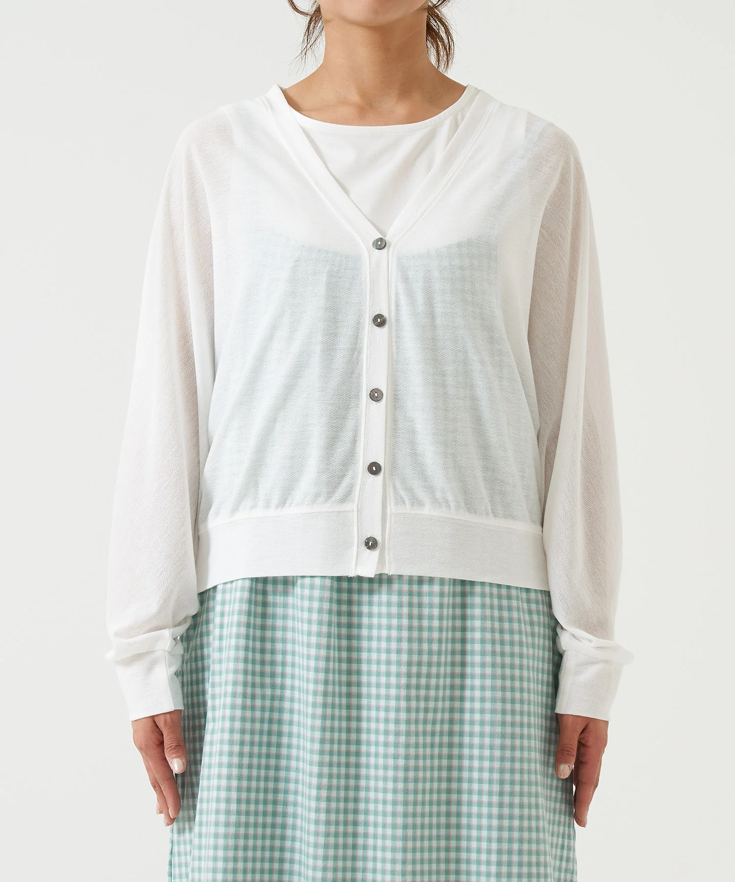 【UVカット】UVショート丈ドルマンカーディガン - Image 14