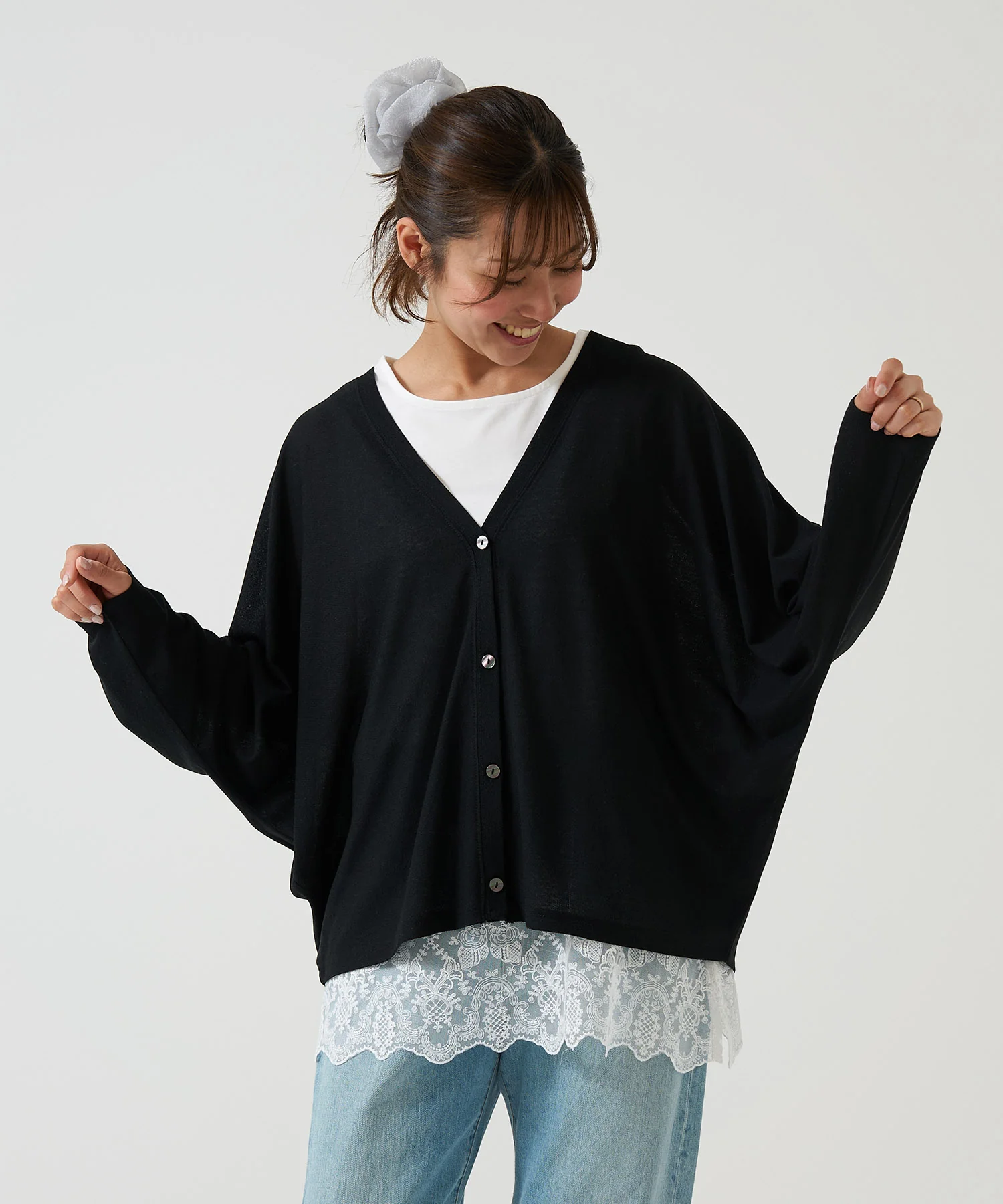 【UVカット】UVドルマンゆったりカーデ - Image 9