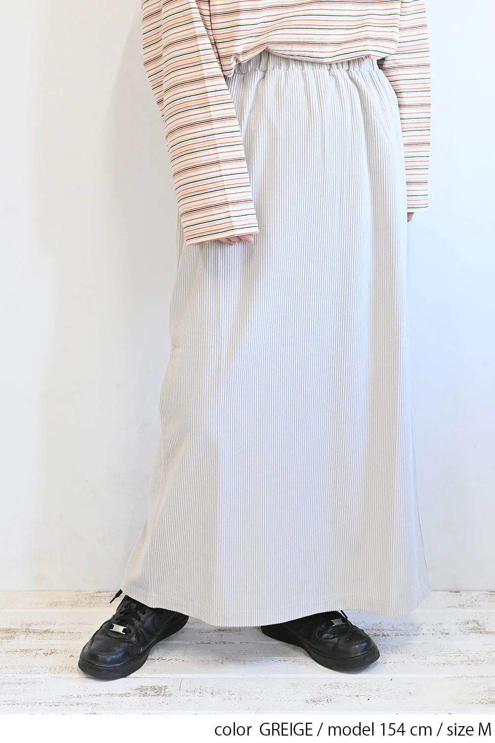 カットコーディロイバックスリットスカート - Image 28