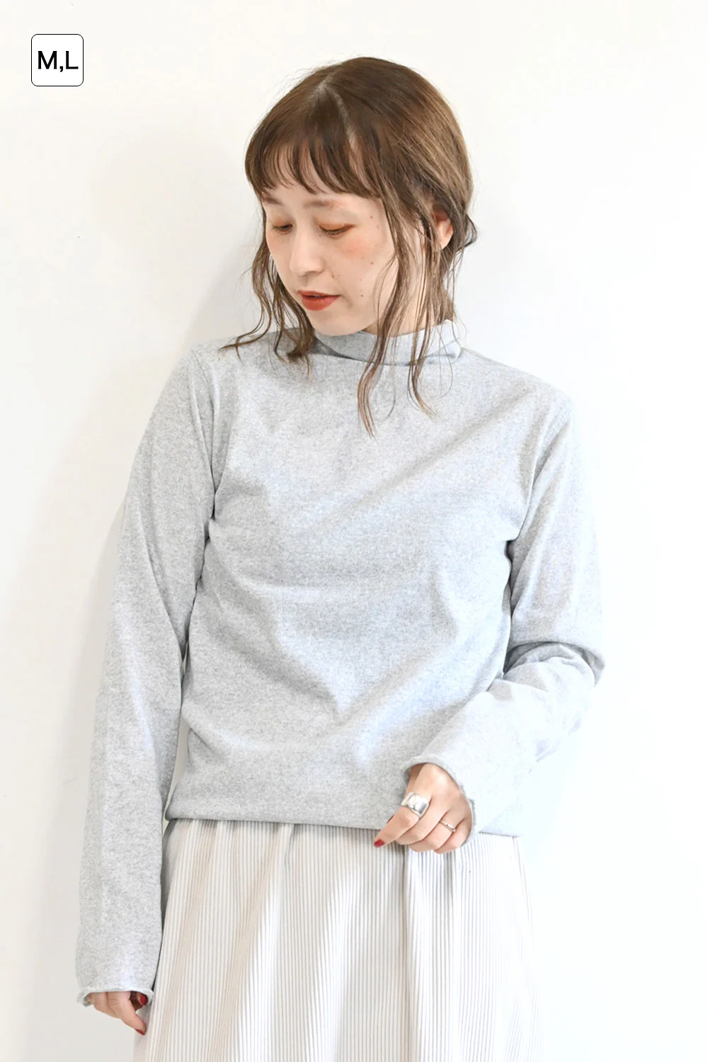 シアースラブハイネックロンT - Image 4