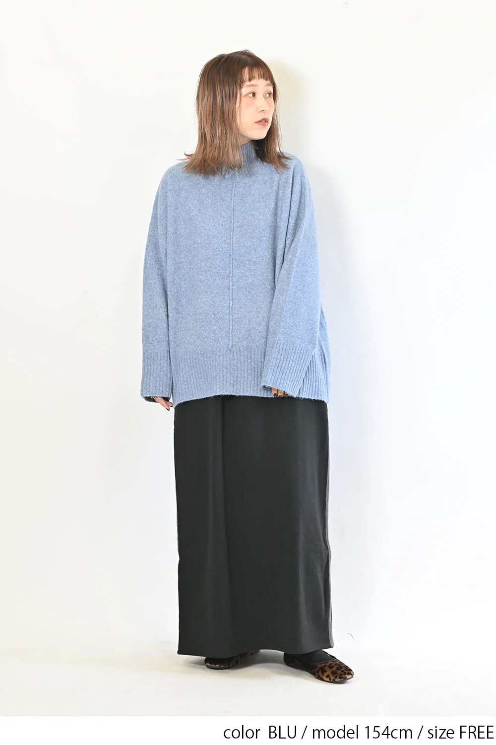モチモチニットハイネックチュニック - Image 9