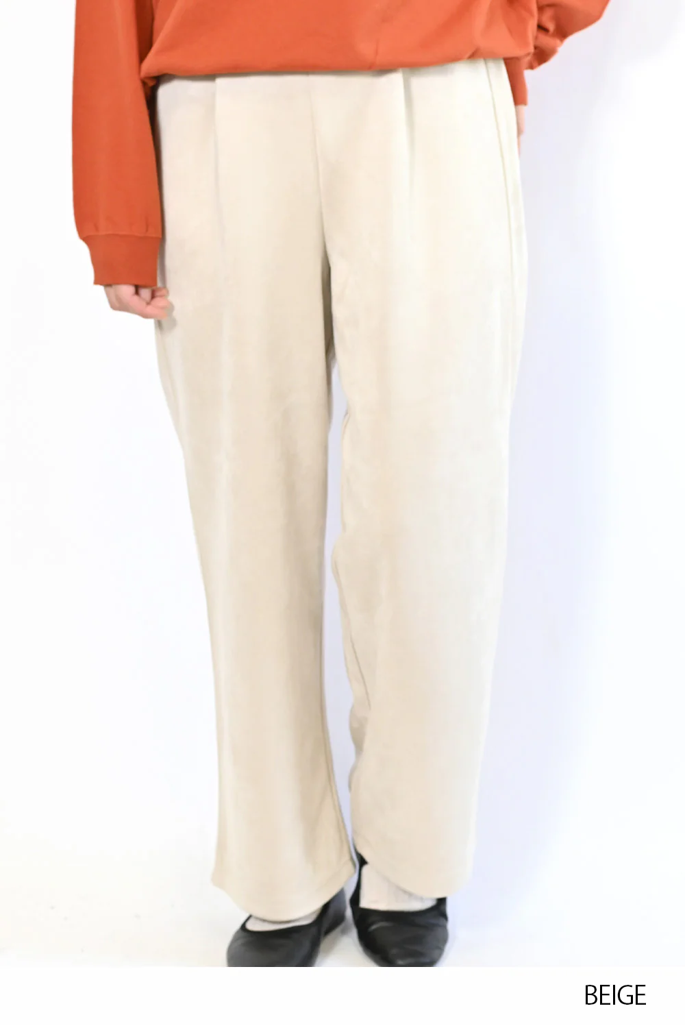 カットスウェードワイドパンツ - Image 31