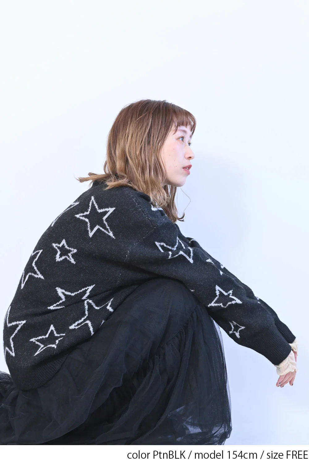 星柄JQニットプルオーバー - Image 8