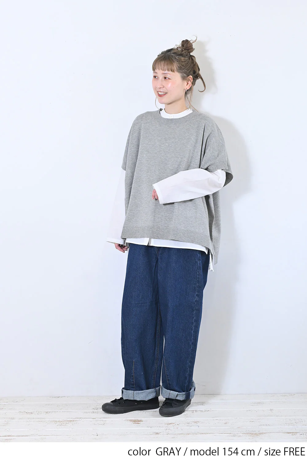 ポンチョニットベスト - Image 18