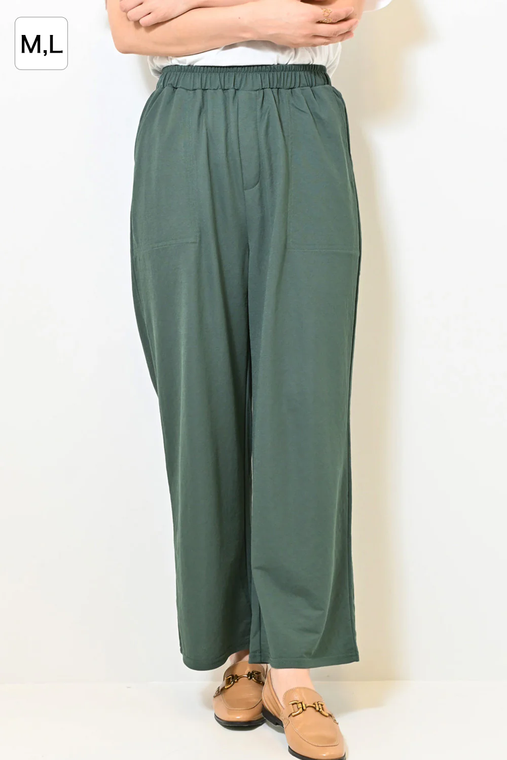 【接触冷感】ベイカーワイドパンツ - Image 16