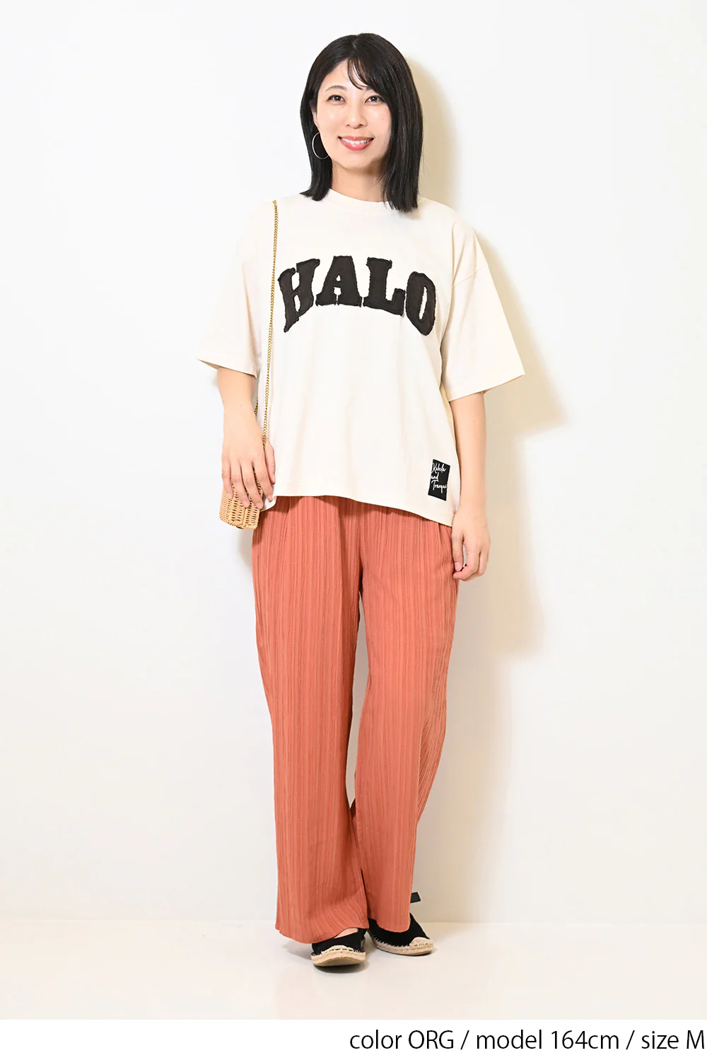 ドビーストライプらくちんワイドパンツ - Image 20