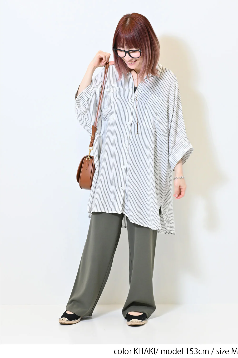 【WEB限定】カットジョーゼットタックワイドパンツ - Image 20