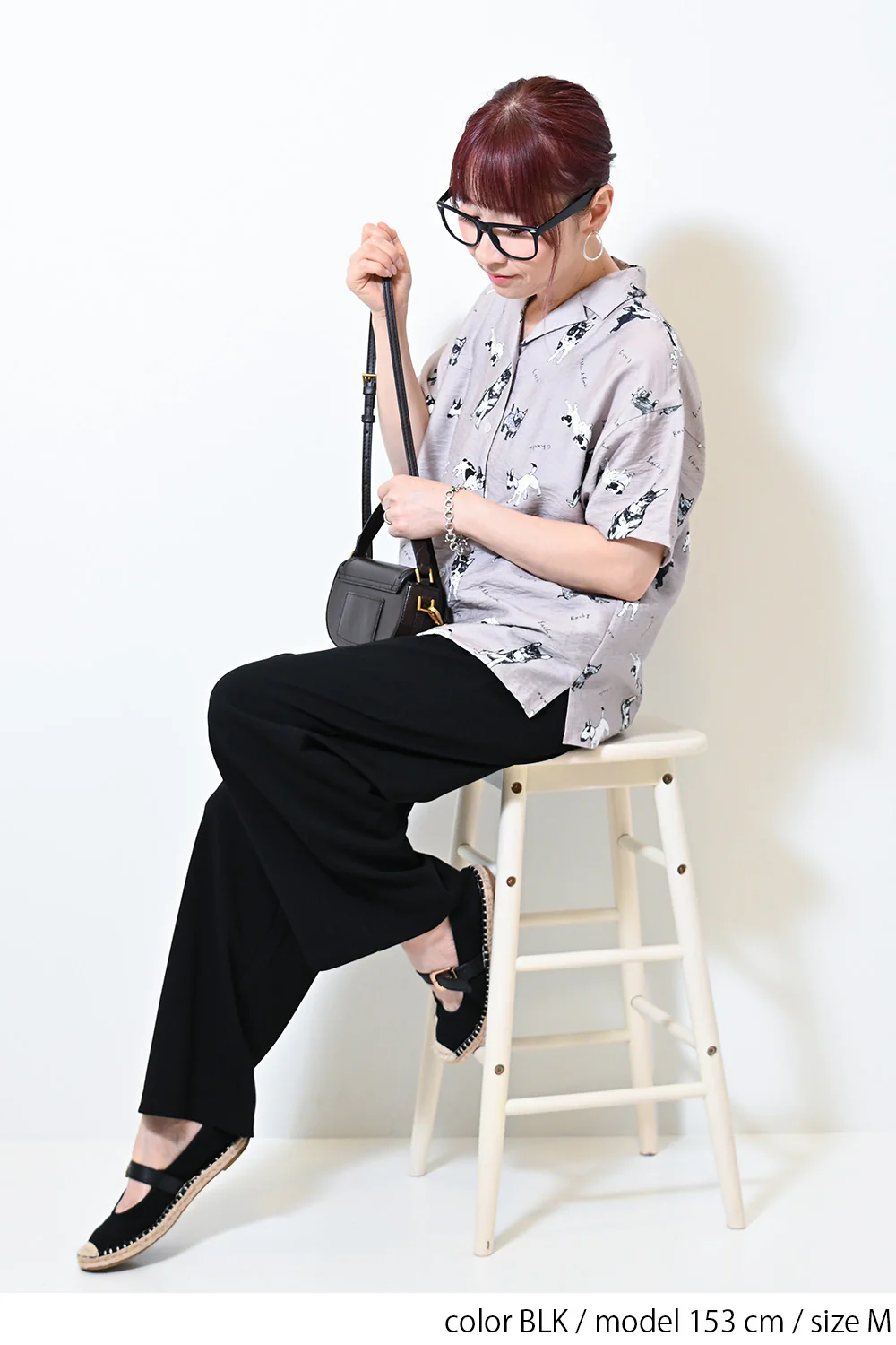【WEB限定】カットジョーゼットタックワイドパンツ - Image 23