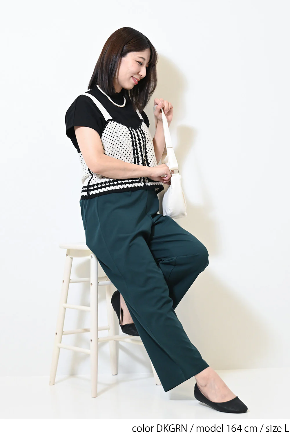 【WEB限定】カットジョーゼットタックワイドパンツ - Image 26