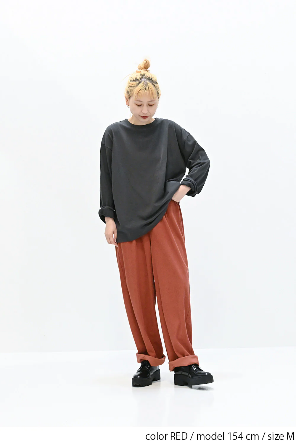 カットコーデュロイイージーカーブパンツ - Image 43