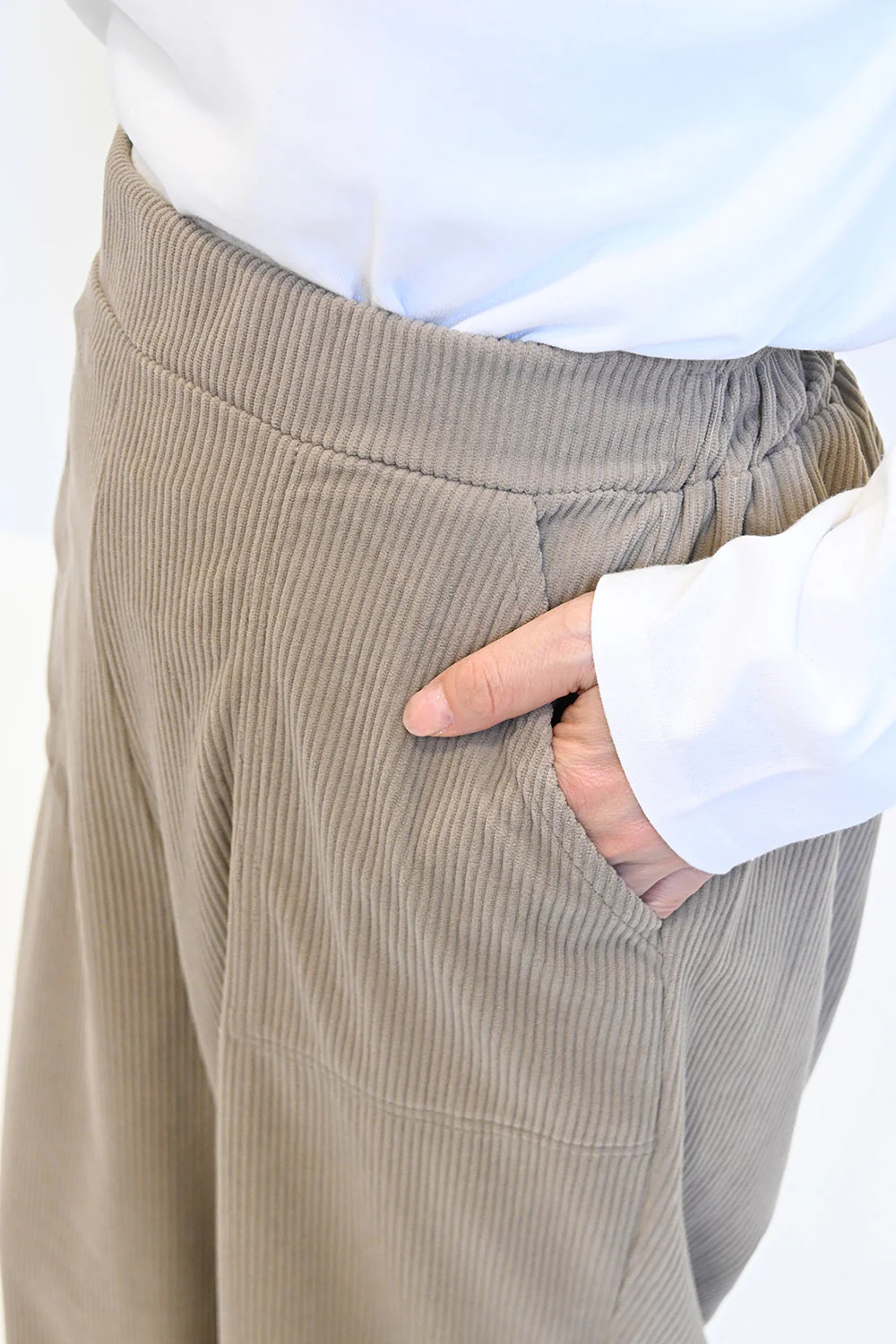 カットコーデュロイベイカーワイドパンツ - Image 35
